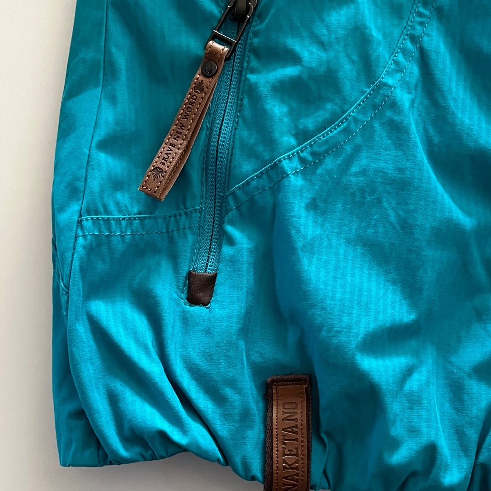 Naketano (Brave New World) Teal Women's light Jacket size M - Picture 5 of 14